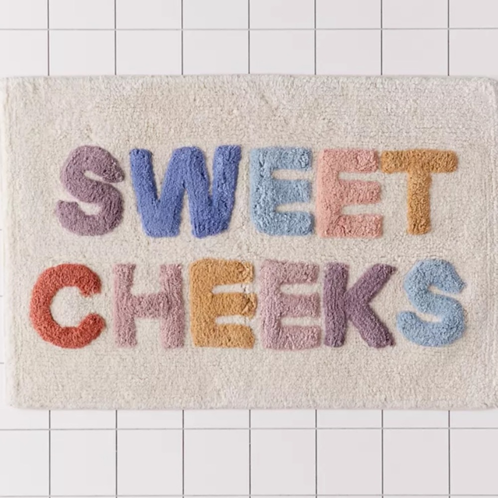 Sweet Cheeks Bath Mat from Urban Outfitters
